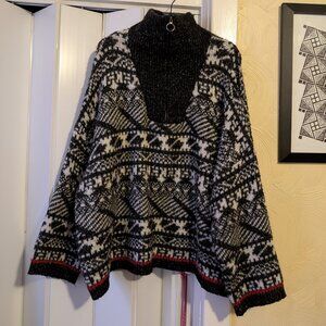 Anthropologie by Line Geo Fairsile Half-Zip Pullover